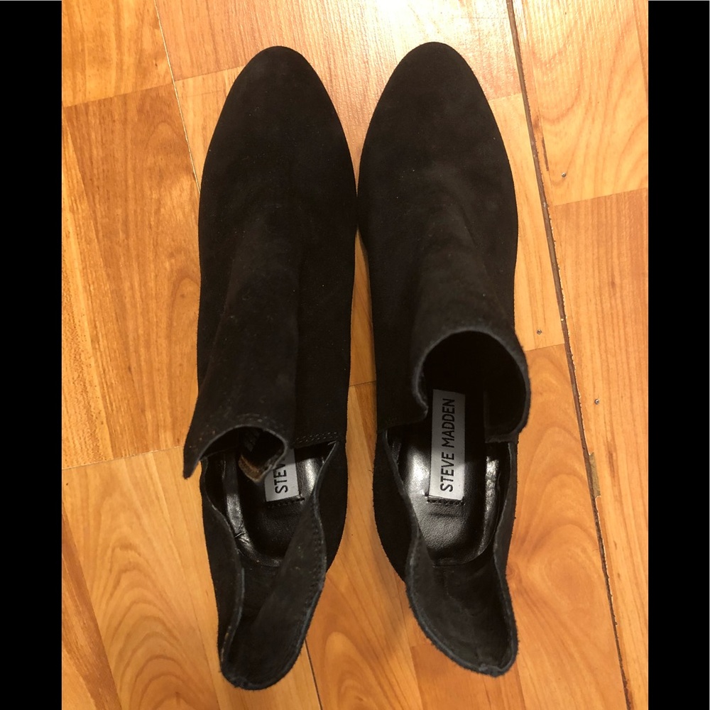 Black ankle boots